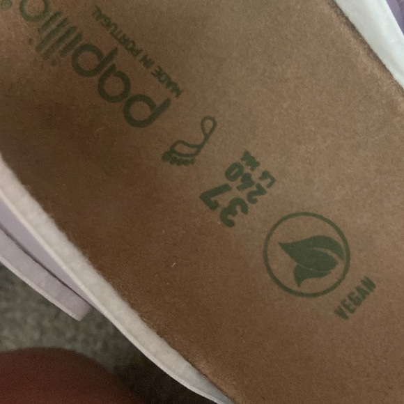 Papillio by Birkenstock Gizeh Platform Sandal Vegan Sz 37 Regular Optic White - Picture 7 of 7